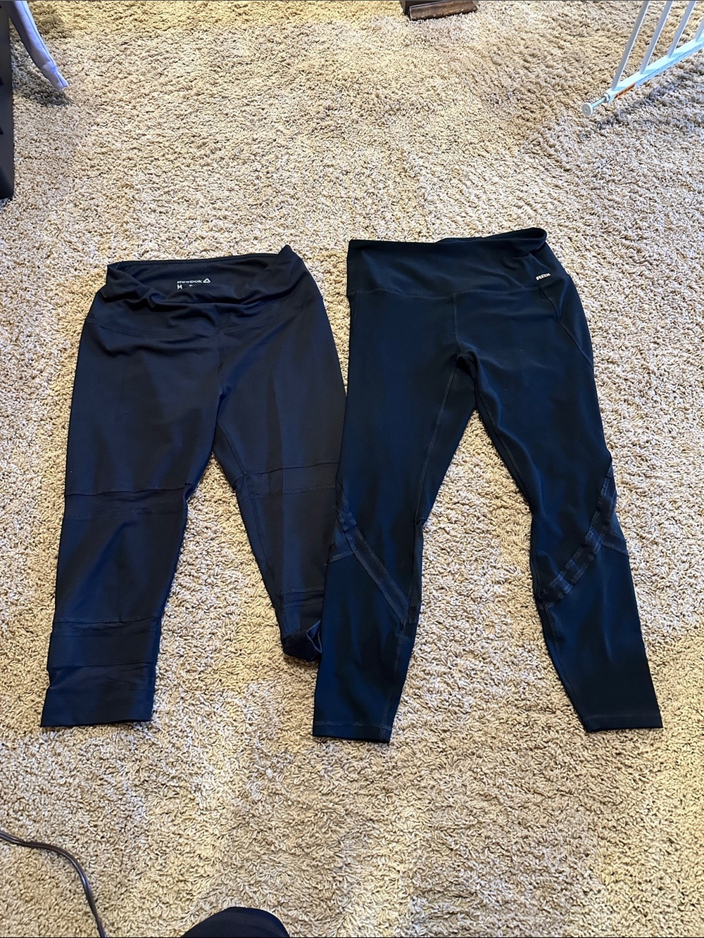 Reebok Women's Black Capris - 2 Pack